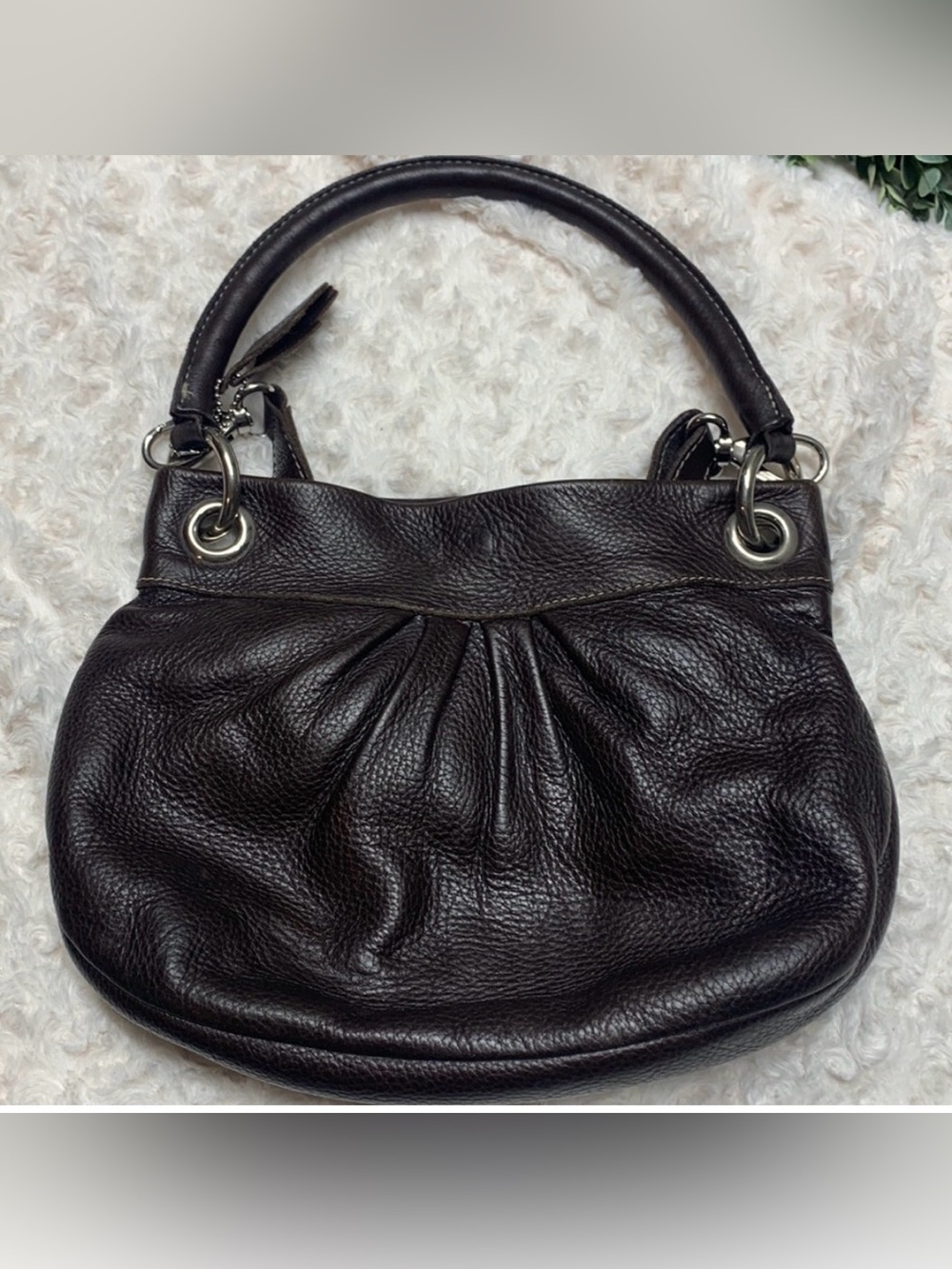 Roots Medium Sized Olivia Bag Brown Leather